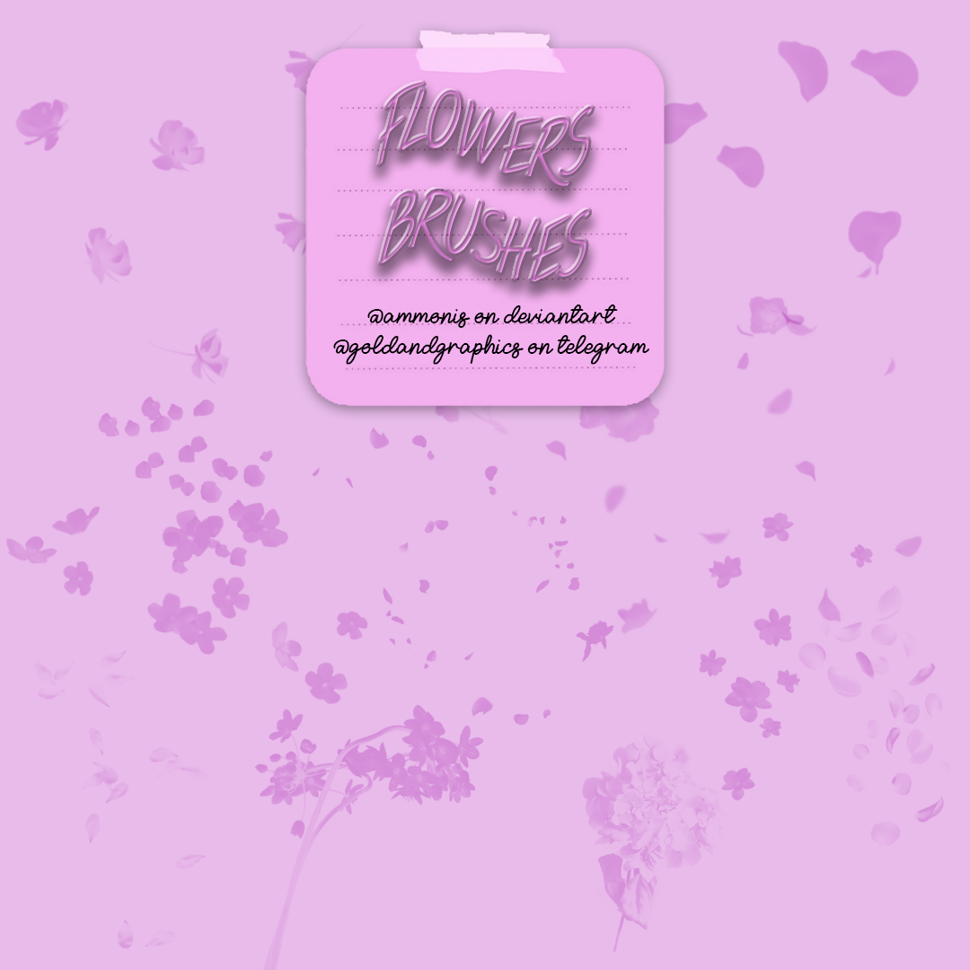 flowers brushes | by @ammonis