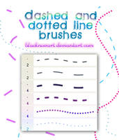 Dashed and Dotted Line Brushes