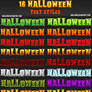 16 Halloween Text Styles