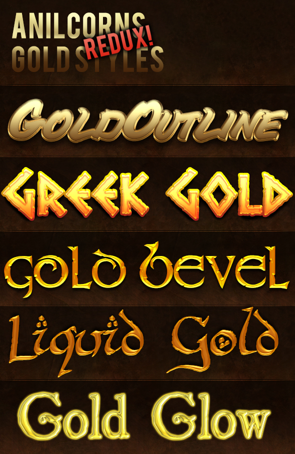 Gold Styles REDUX!