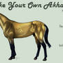 Make Your Own Akhal Teke 1