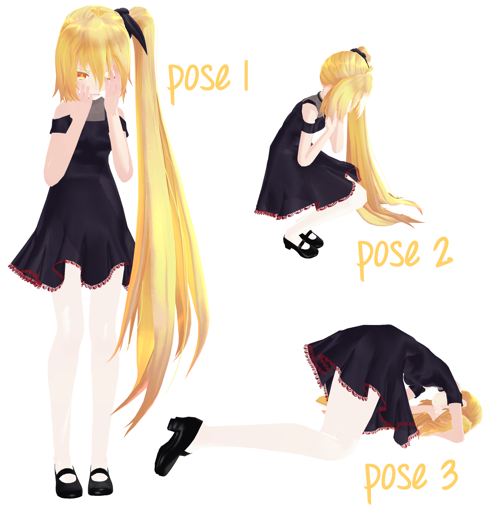 Sitting Crying Pose Reference 36 - ol3fofy
