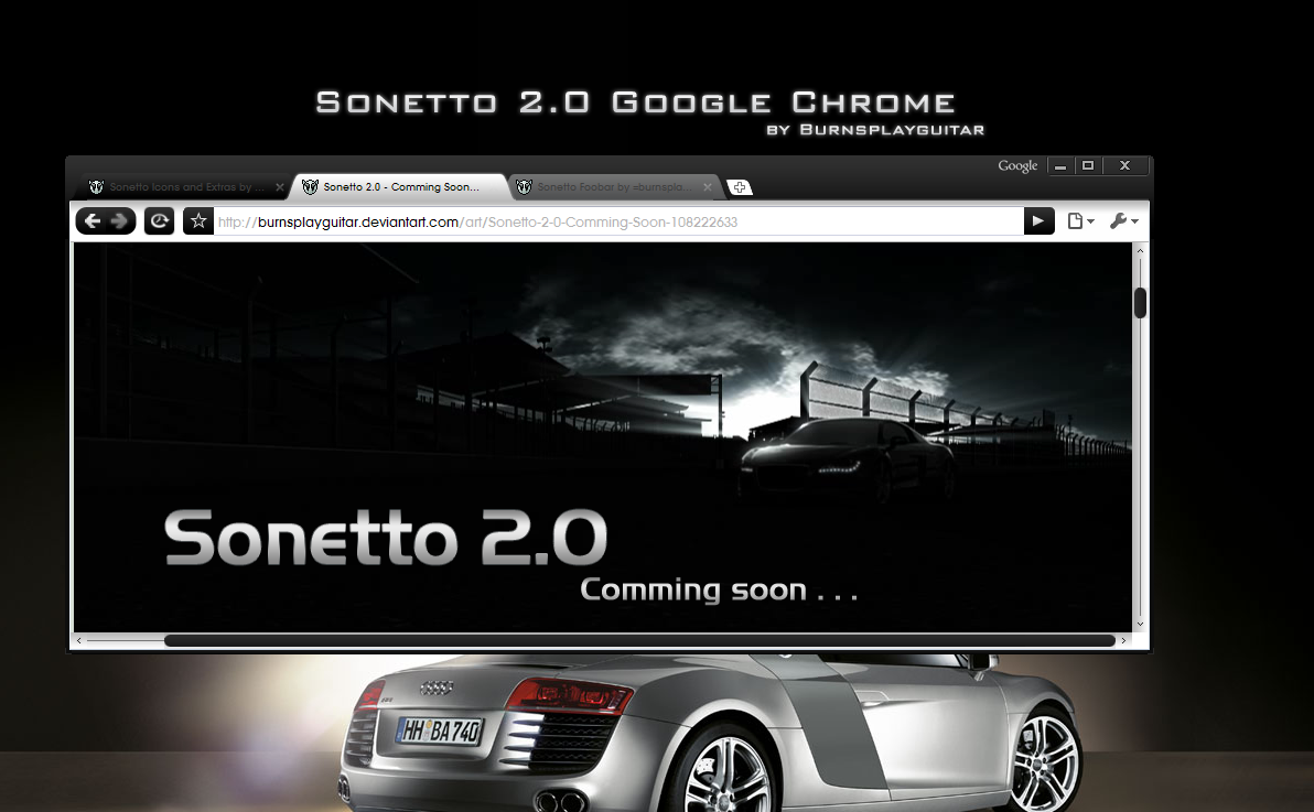Sonetto 2.0 Google Chrome