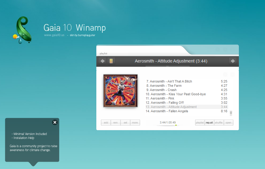 Gaia10 Winamp