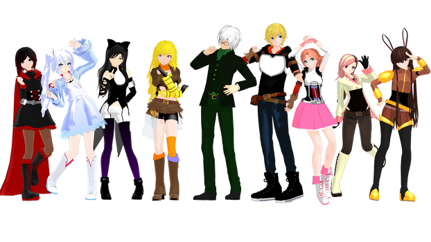 (MMDxRWBY) RWBY Volume 1 Pack (+DL)