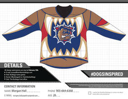 My Hamilton Bulldogs Jersey Design Submission