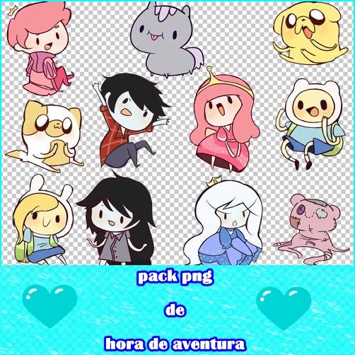 pack png de Hora De  Aventura