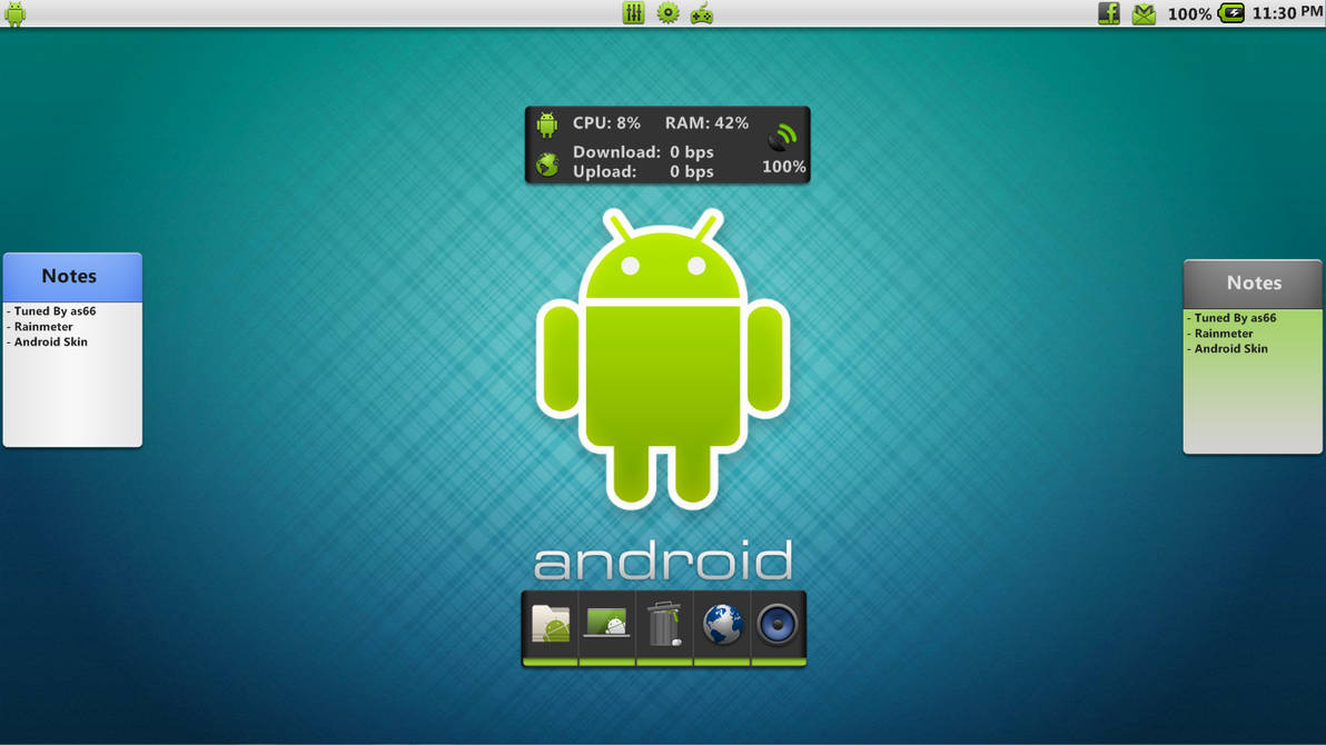 Android v1.0 for Rainmeter by as66 on DeviantArt