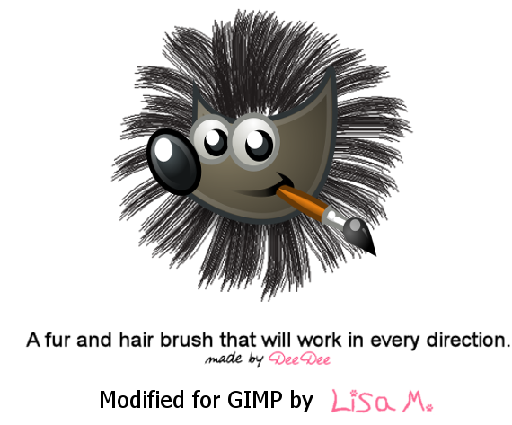 Hair Fur Brush Moded for Gimp by onyxrayne on DeviantArt