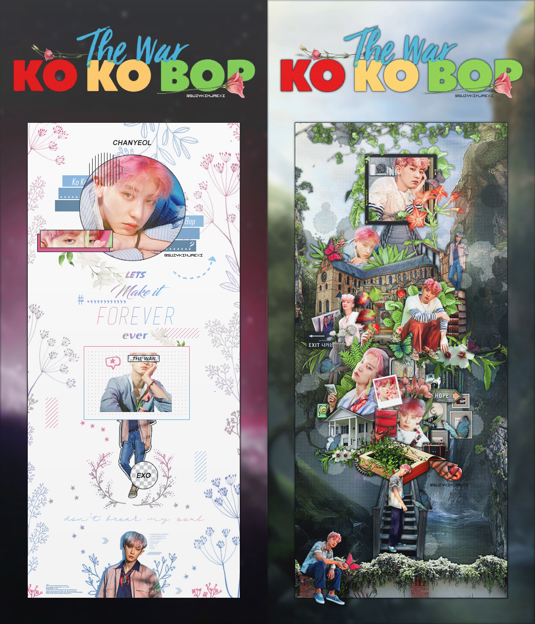 [SHARE PSD] Chanyeol #Ko Ko Bop The War @EXO