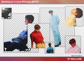 [SHARE PNGs] Baekhyun x Loco #Young Render @EXO