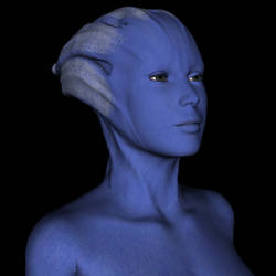 Asari skin and head textures