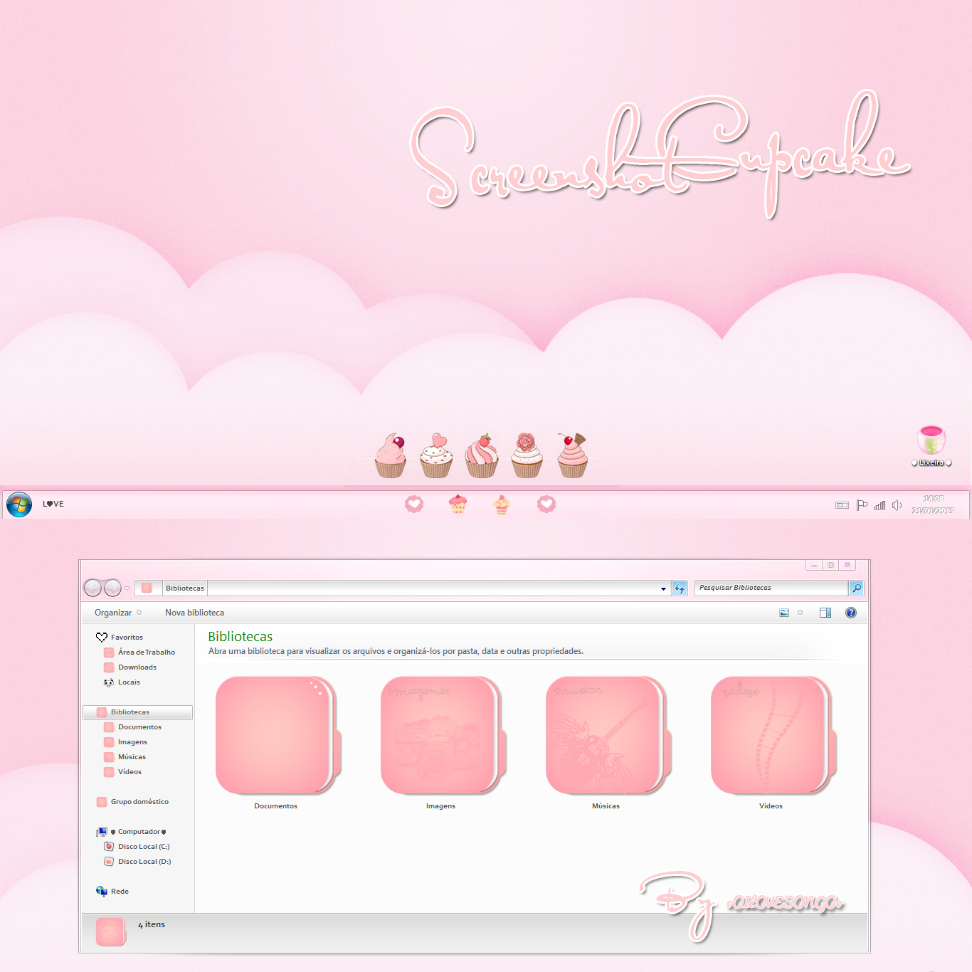 Screenshot Cupcake ( Windows 7 )