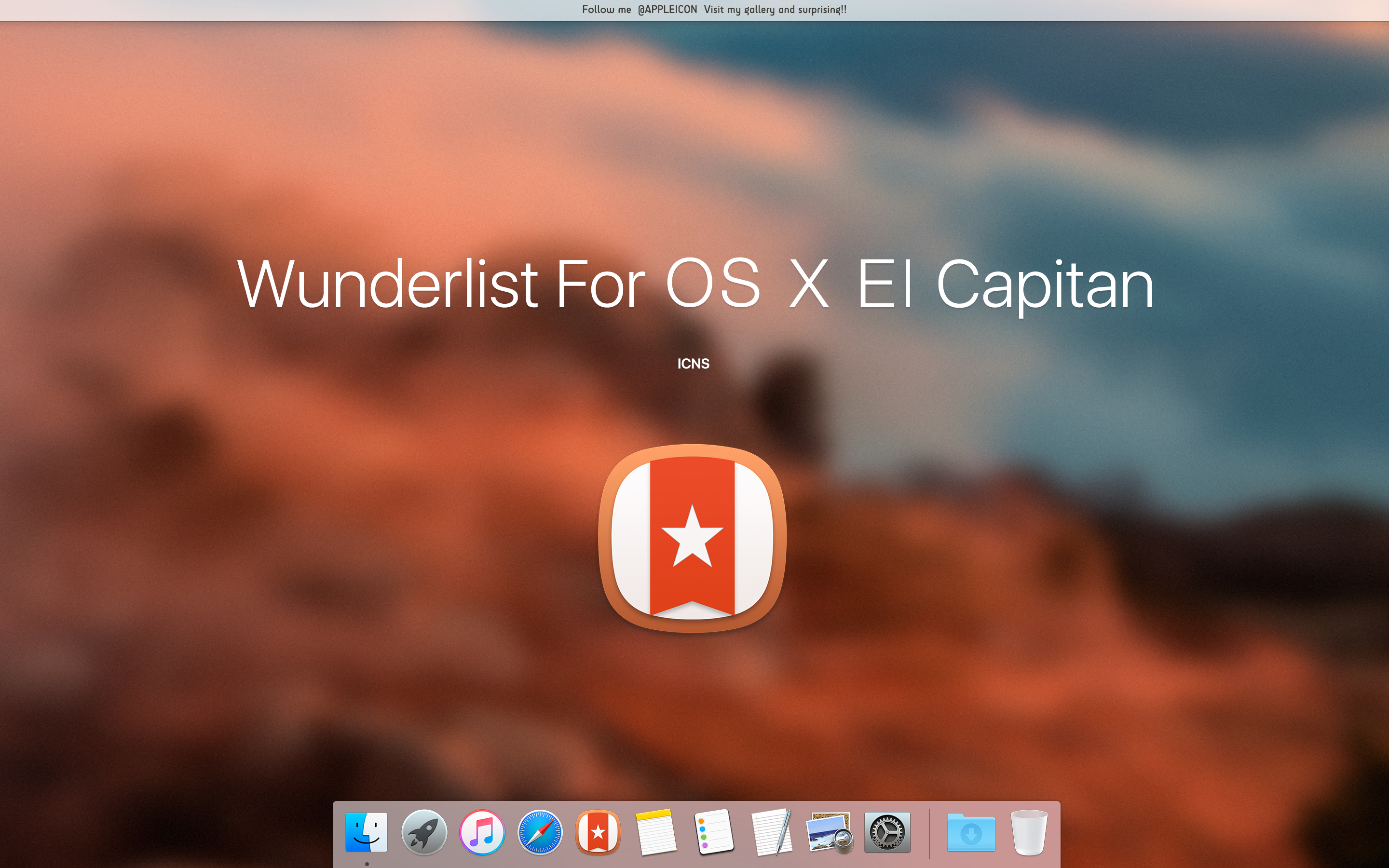 Wunderlist For OS X El Capitan