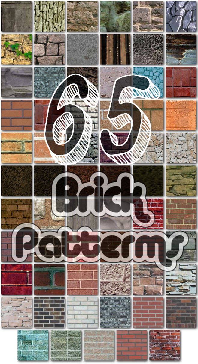 65 Seamless Brick Patterns for by xDustyx on DeviantArt