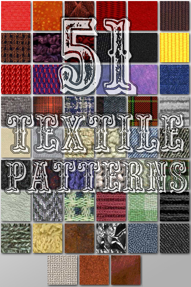 51 Seamless Textile Patterns for Photoshop