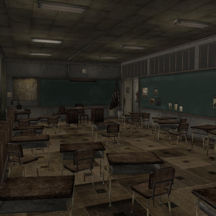 [Silent Hill 3] Classroom by shprops4xnalara on DeviantArt