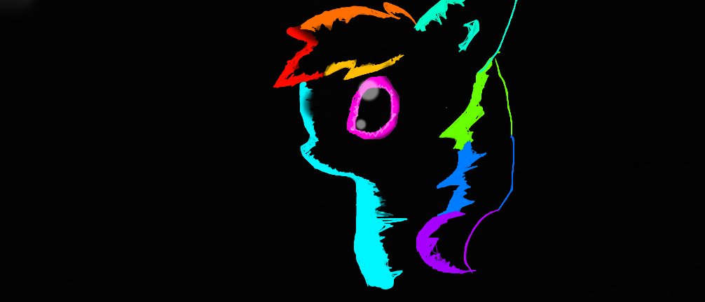rainbow dash neon lights by dtheawesome on DeviantArt