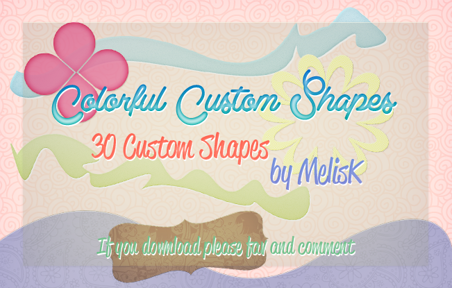 Pattern Custom Shape Colorful Custom Shapes by melismerve22 on DeviantArt