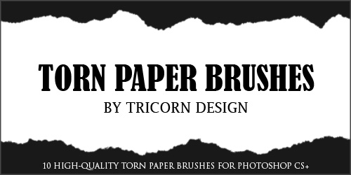 Torn Paper Brushes