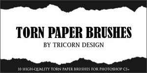 Torn Paper Brushes