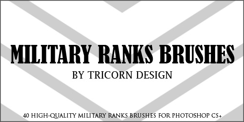 Military Ranks Brushes