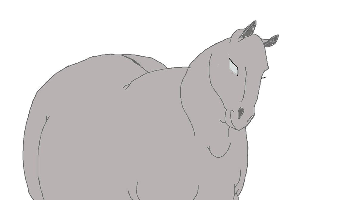 Fat Horse Base by natebrony2001 on DeviantArt