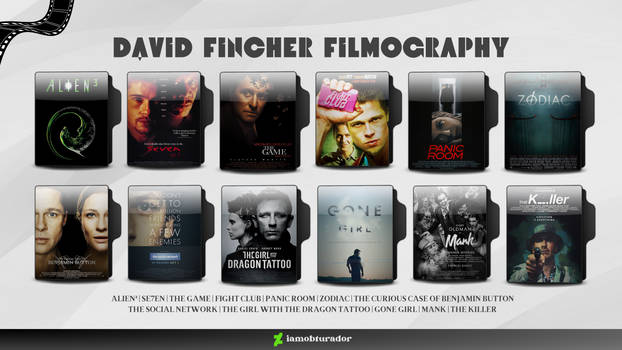 David Fincher Filmography | Folder Icon Pack
