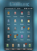 Labeled Theme for iPhone
