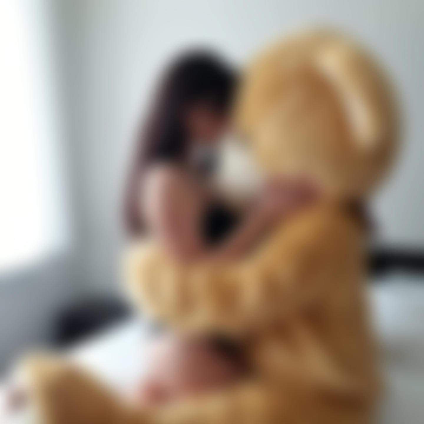 girl and her teddy bear by odylau on DeviantArt