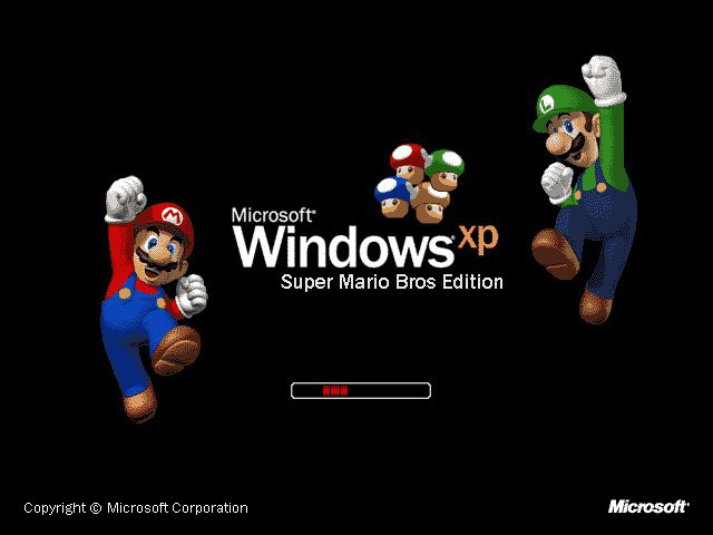 Windows XP Super Mario Edition