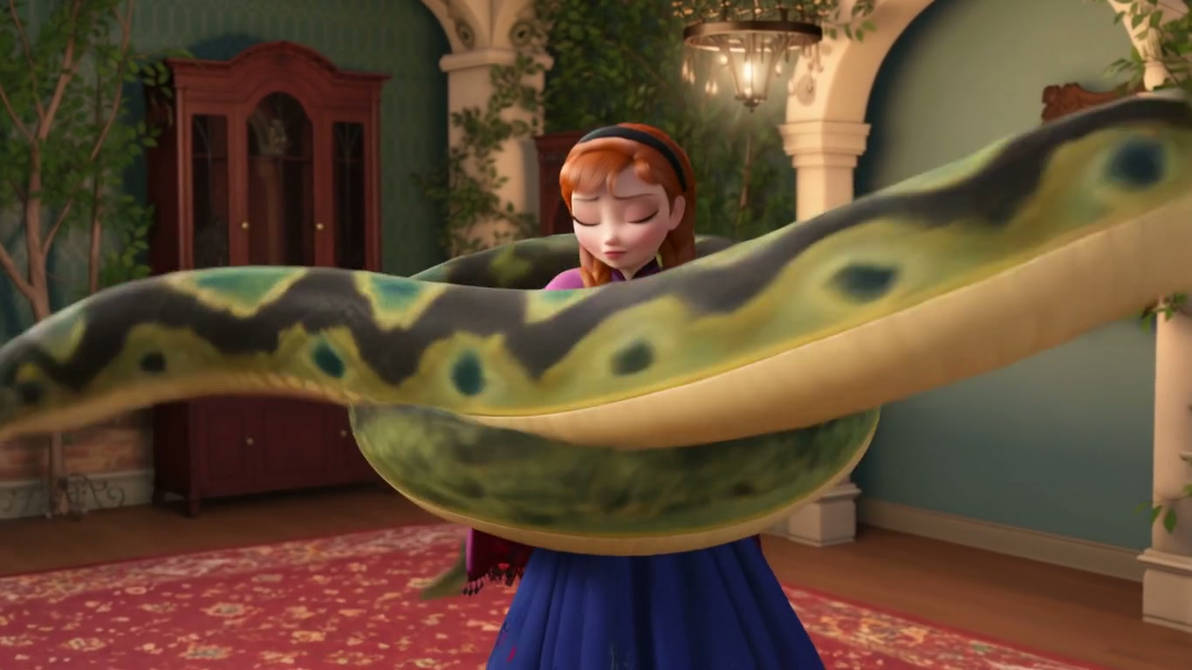 Anna Inflatable Anna (Frozen) vs inflatable snake AI video (34) by delta-28 on DeviantArt