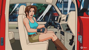 Lara Croft vs Airbag AI video #10