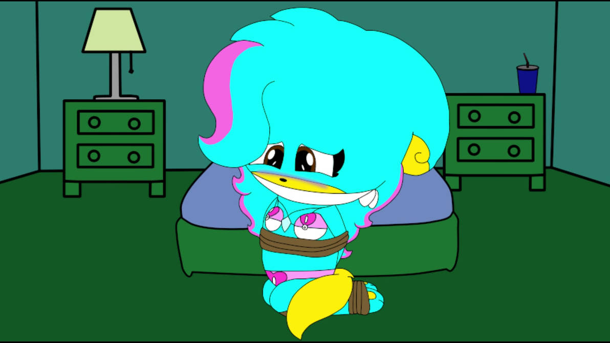 Katie tied up and gagged in her Love ball undies by SonicRock56 on ...