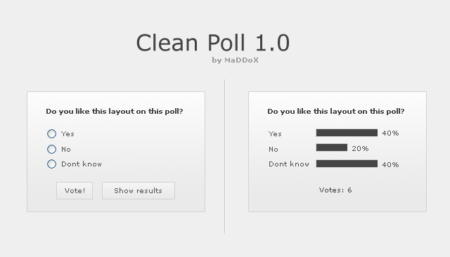 Clean Poll 1.0 by MaDDoXz on DeviantArt