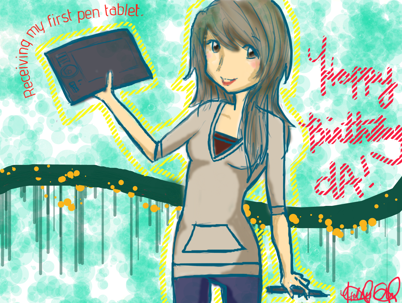 dA Muro drawing for dA's 13th Birthday!