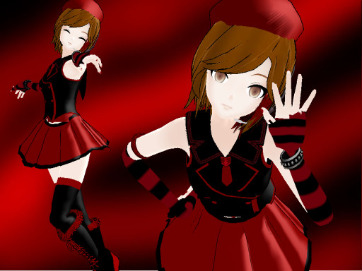 MMD Punk Popstar Meiko DL