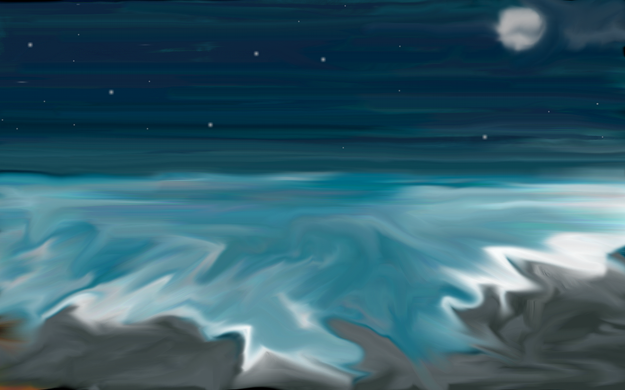 full moon scene by archangel1012345 on DeviantArt
