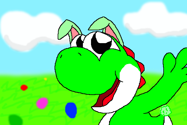 easter yoshi-bunny