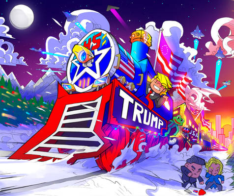 The Christmas Trump Train!