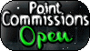 B/W Ani : Point Commissions OPEN - Button by Drache-Lehre