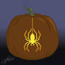 Halloween Pumpkin Pattern: Spider 1
