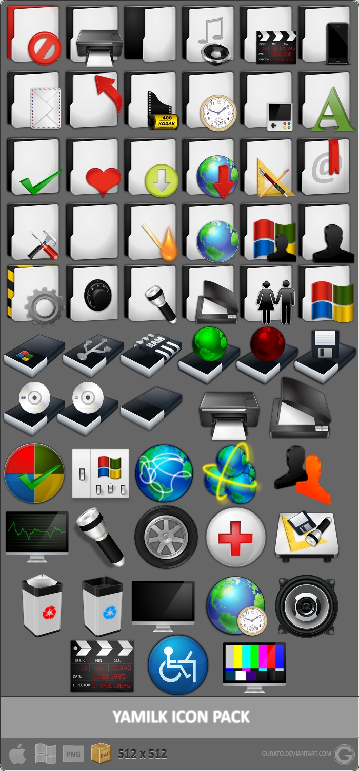 Yamilk Icon Pack