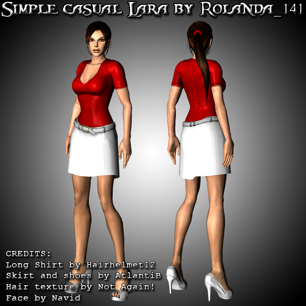 Simple casual Lara mod