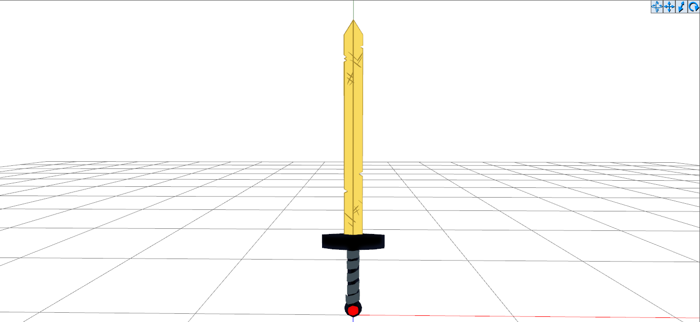 MMD Accessory - Finn's Golden Sword (Scarlet) DL