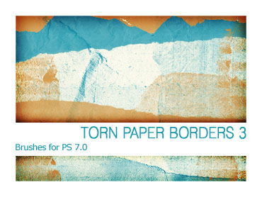 Torn Paper Borders 3 PS 7.0