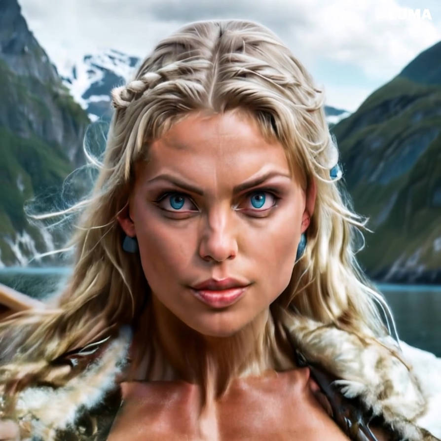 Una the Viking Raider in Motion by BicepsualReturns on DeviantArt