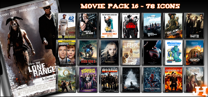 Movie Pack 16 - 78 Icons
