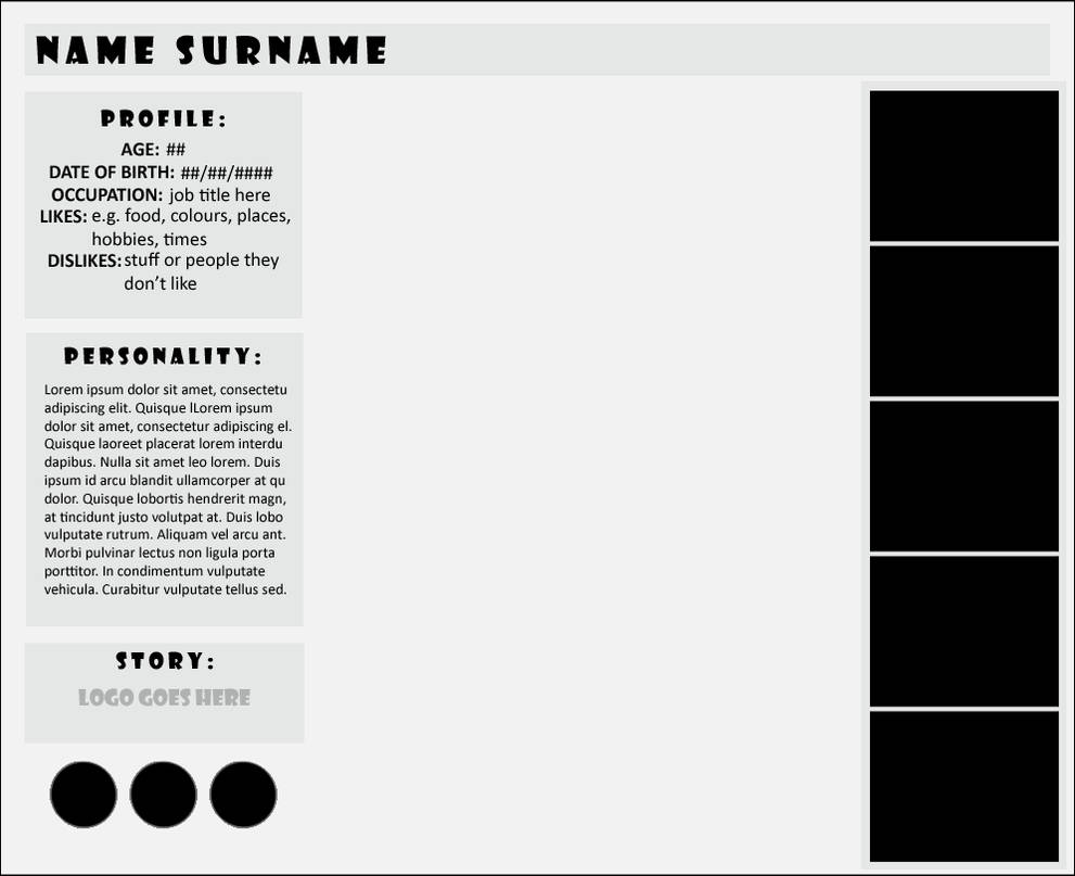 Character File Template by Hypermanic on DeviantArt