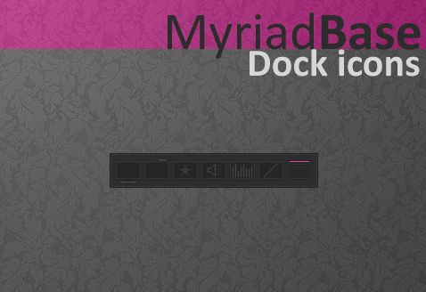 Myriad Base Dock Icons